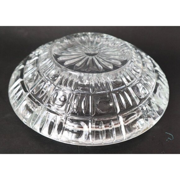 2 Vintage MCM Crystal Ashtrays Pipe Cigar Tobaciana - Picture 3 of 5